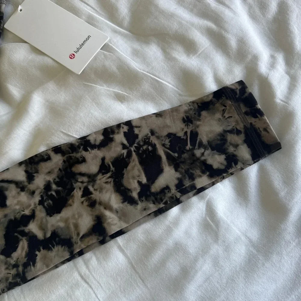 🆕 Lululemon Wunder Train HR Tight 28” Dispersed Light Raw Linen Multi